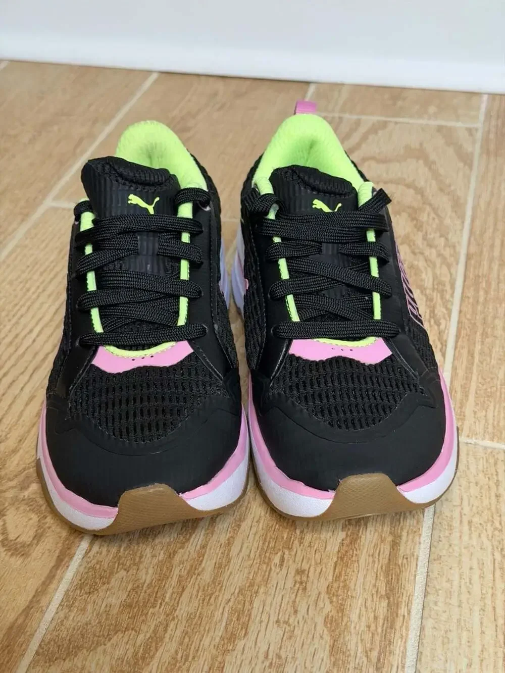 Puma Softride Divine Women's Running Shoes Black Fizzy Apple Size 7.5